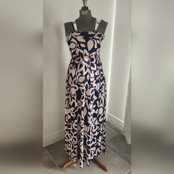 Maternity Strapless Dress with pockets sz 8 Hello Miz - Picture 2 of 4